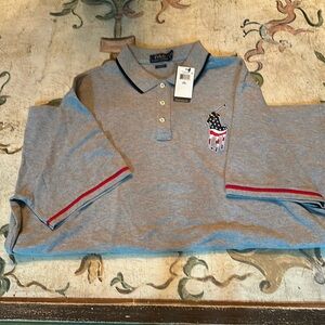 Polo by Ralph Lauren, Americana Pony, Grey Heather. XXL. NWT